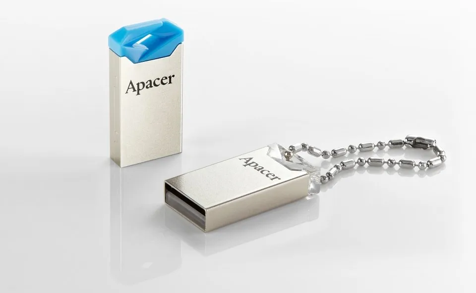Флеш-накопичувач USB 32GB Apacer AH111 Silver/Blue (AP32GAH111U-1) - мініатюра 9