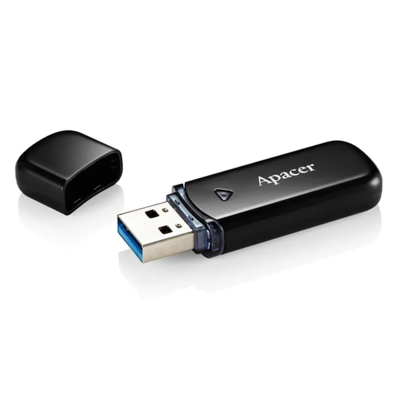 Флеш-накопичувач USB3.2 32GB Apacer AH355 Black (AP32GAH355B-1) - мініатюра 4