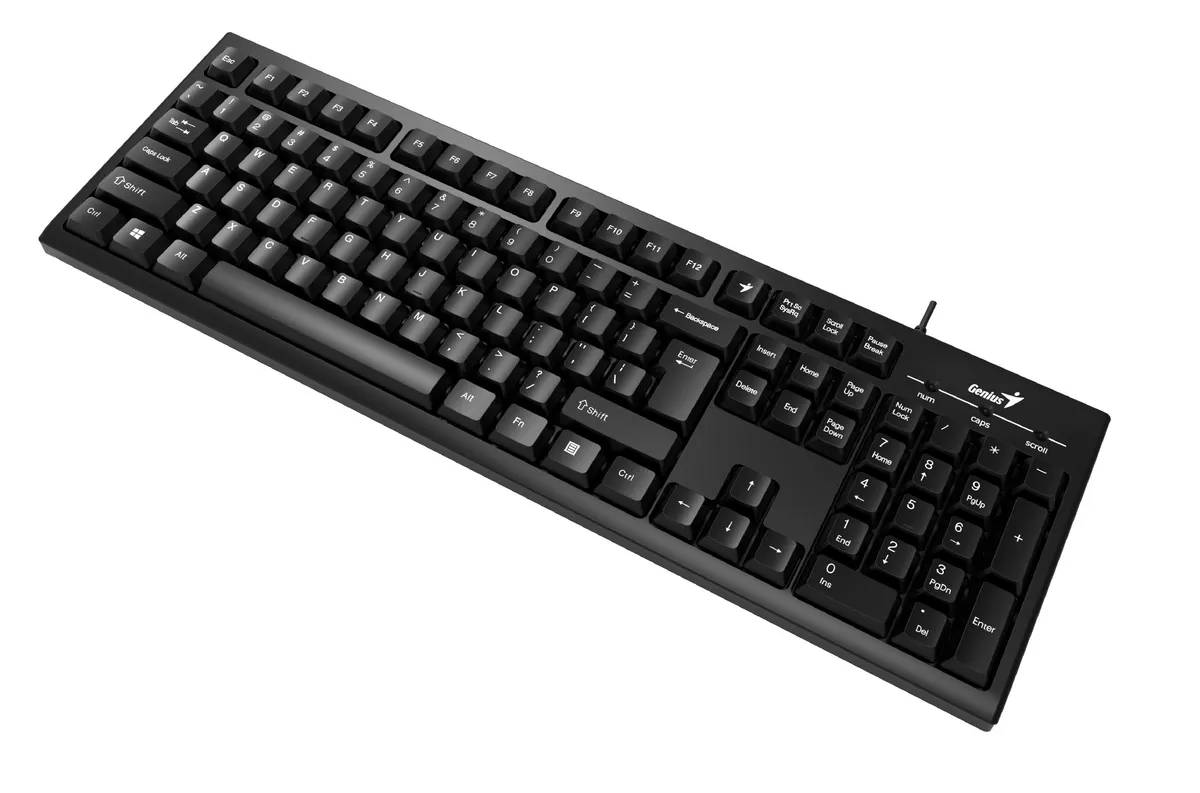 Клавiатура Genius Smart KB-100 Ukr Black (31300005410) - мініатюра 3