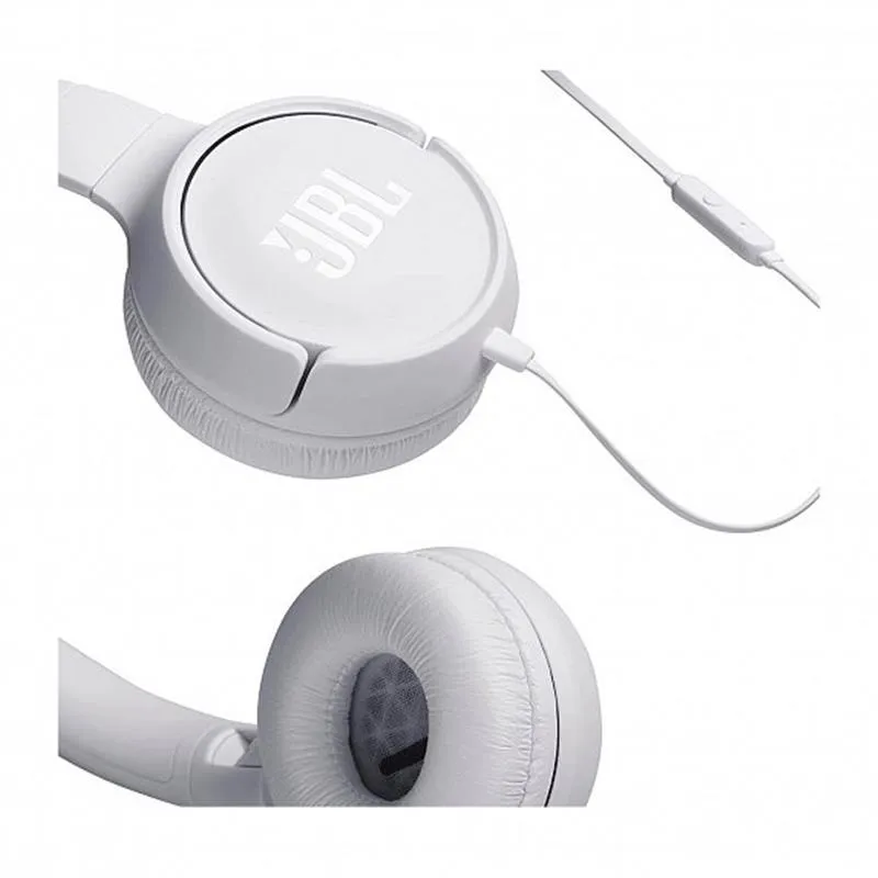 Гарнiтура JBL Tune 500 White (JBLT500WHT) - мініатюра 5
