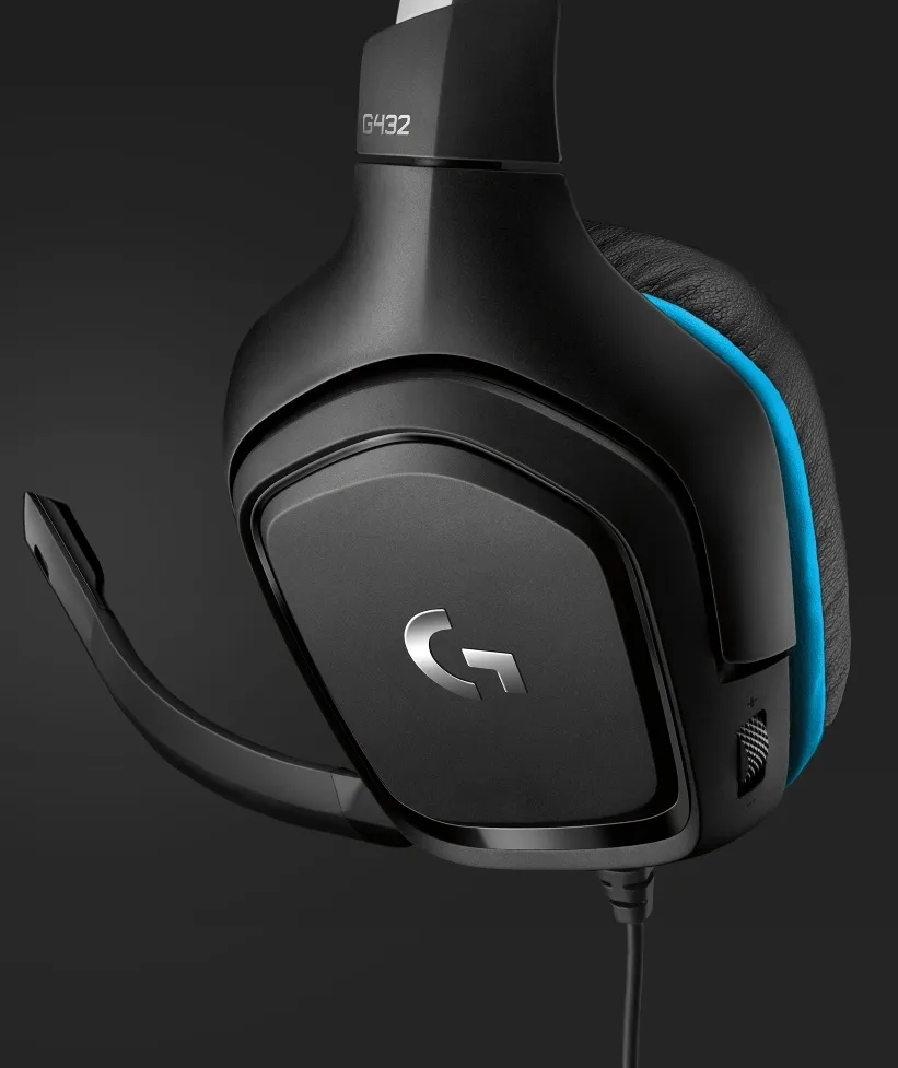 Гарнітура Logitech G432 Black (981-000770) - мініатюра 10