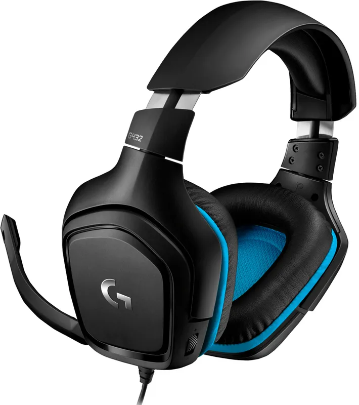 Гарнітура Logitech G432 Black (981-000770) - мініатюра 2