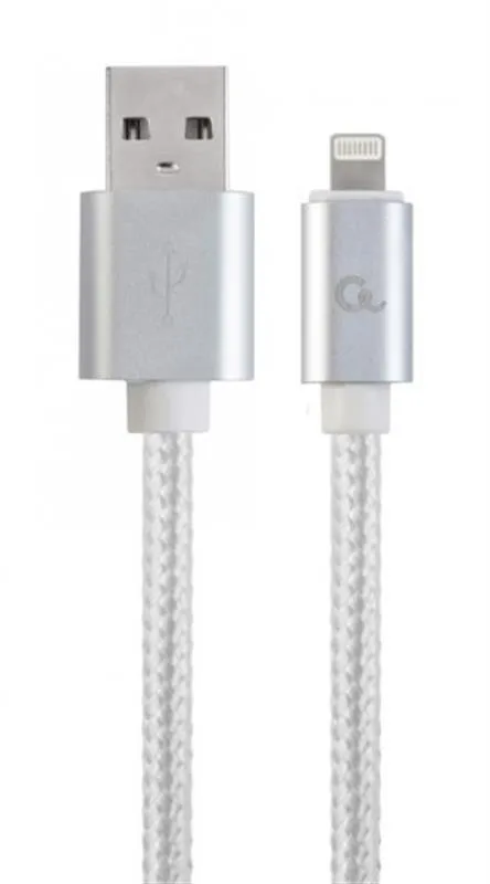Кабель Cablexpert USB - Lightning (M/M), 1.8 м, сріблястий (CCB-mUSB2B-AMLM-6-S) - зображення 1