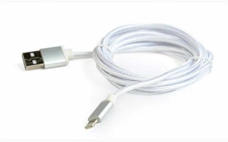 Кабель Cablexpert USB - Lightning (M/M), 1.8 м, сріблястий (CCB-mUSB2B-AMLM-6-S) - мініатюра 2