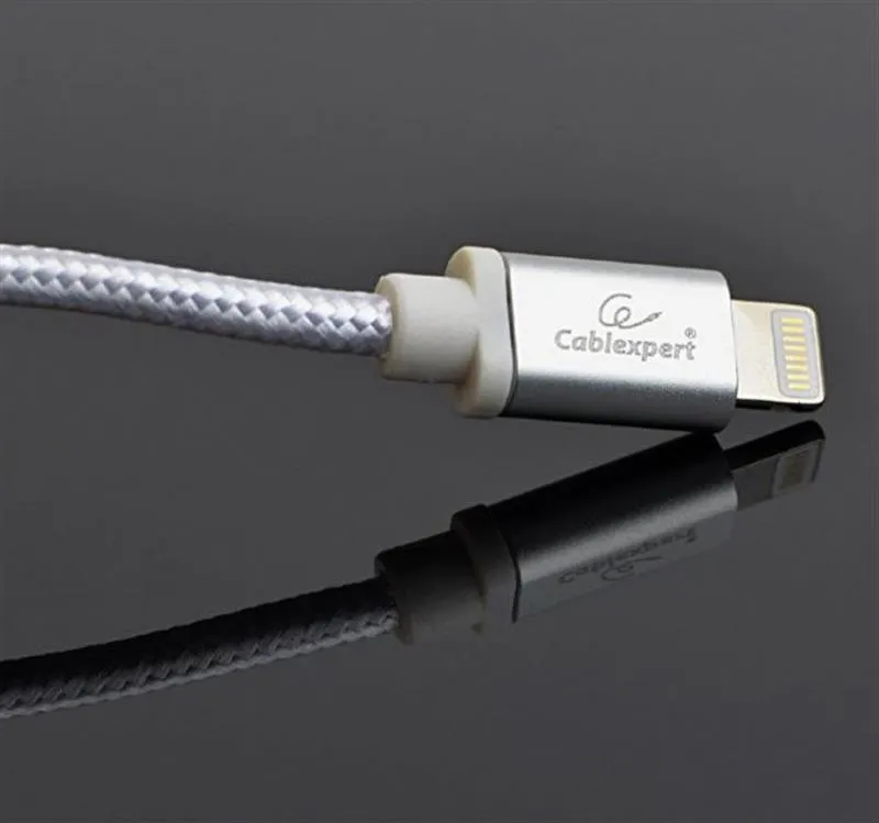Кабель Cablexpert USB - Lightning (M/M), 1.8 м, сріблястий (CCB-mUSB2B-AMLM-6-S) - мініатюра 3