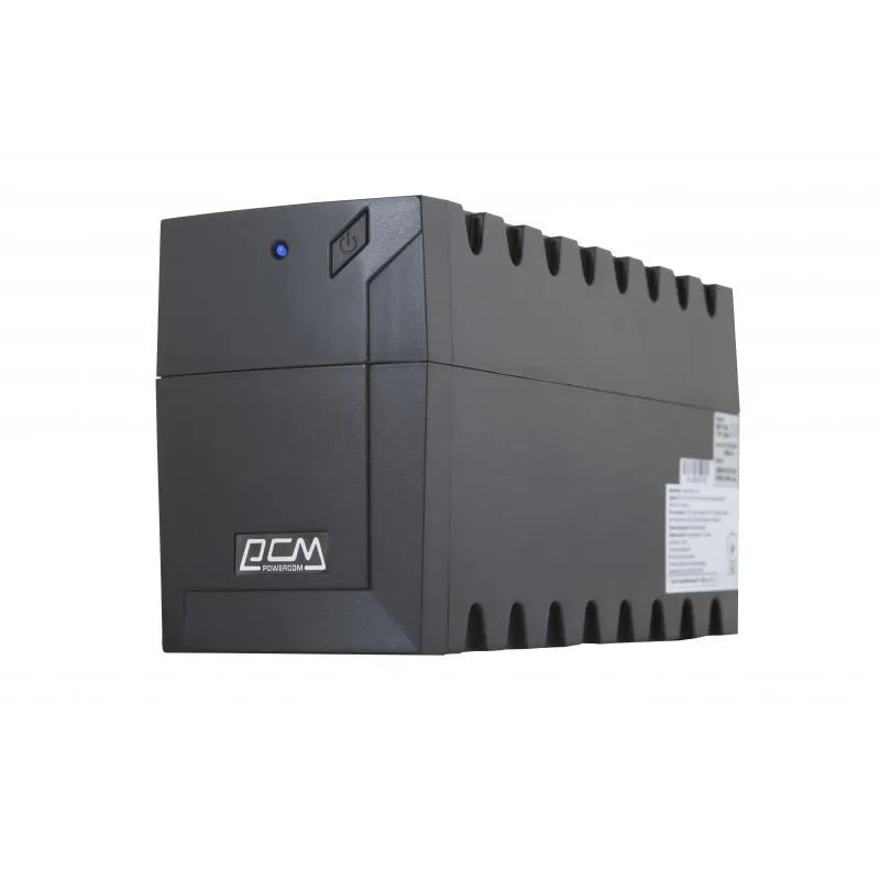 Джерело безперебійного живлення Powercom RPT-1000AP Schuko, Lin.int., AVR, 3 x евро, USB, пластик (00210219) - мініатюра 2