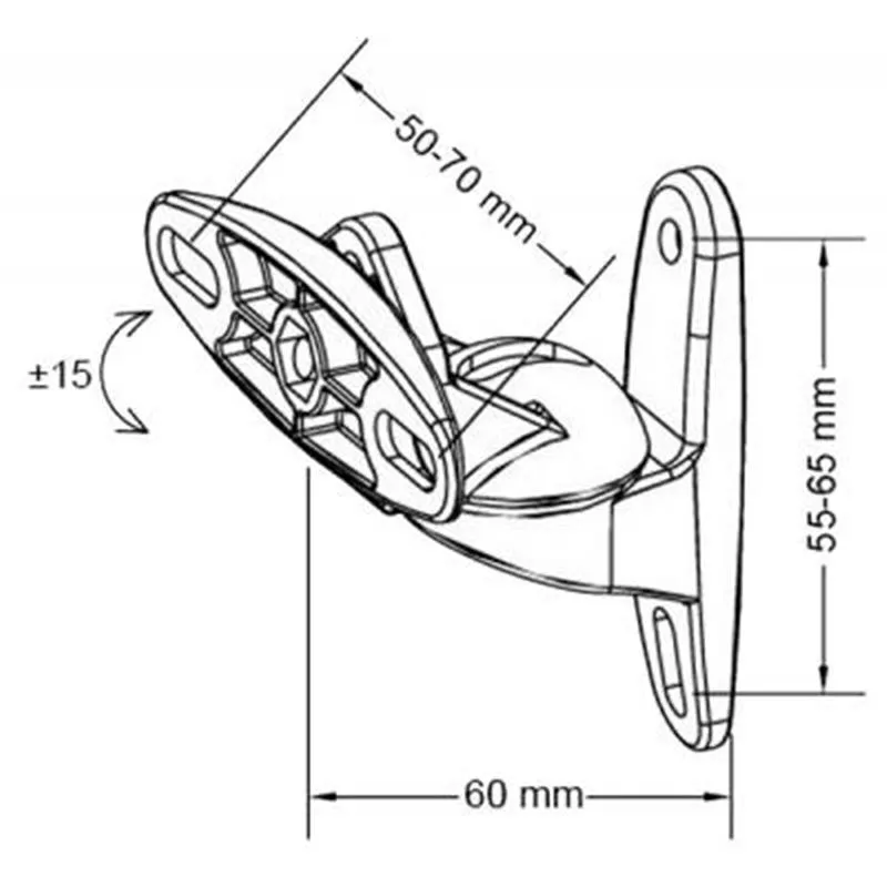 Кронштейн для акустики Walfix SM-1B - мініатюра 2