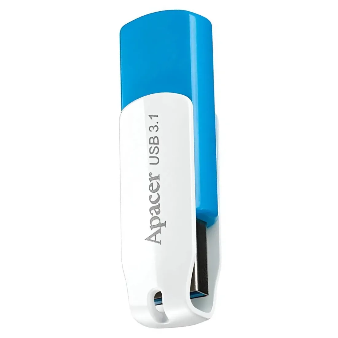 Флеш-накопичувач USB3.1  64GB Apacer AH357 Blue/White (AP64GAH357U-1) - зображення 1