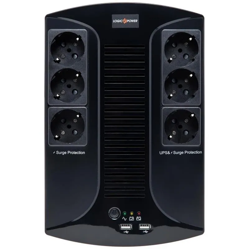 Джерело безперебійного живлення LogicPower 650VA-6PS