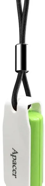 Флеш-накопичувач USB 32GB Apacer AH335 White/Green (AP32GAH335G-1) - мініатюра 5