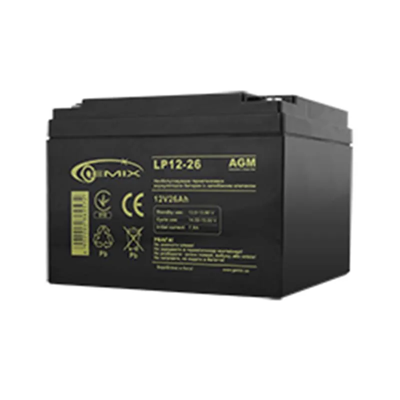 Акумуляторна батарея Gemix 12V 26AH (LP12-26)  - зображення 1