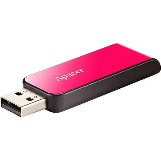 Флеш-накопичувач USB 64GB Apacer AH334 Pink (AP64GAH334P-1) - мініатюра 4