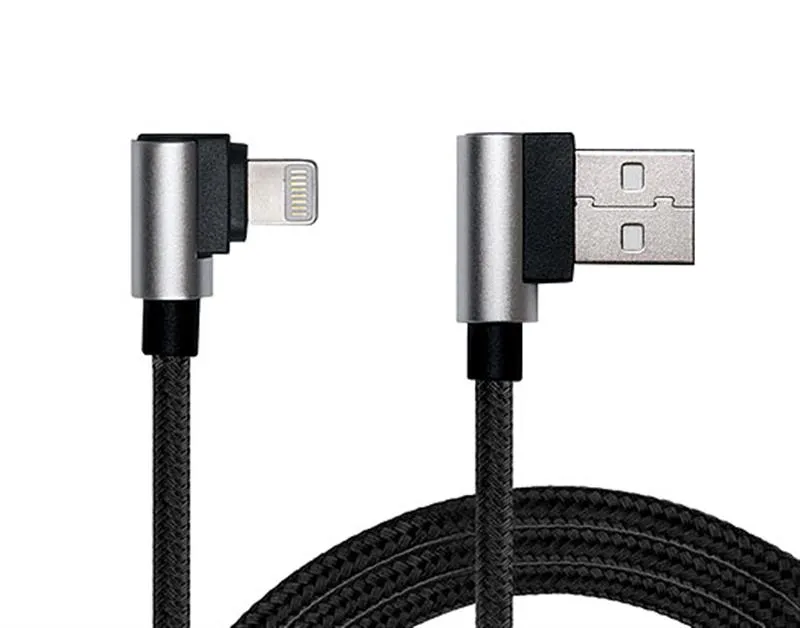 Кабель REAL-EL Premium USB - Lightning (M/M), 1 м, чорний (EL123500034) - мініатюра 2