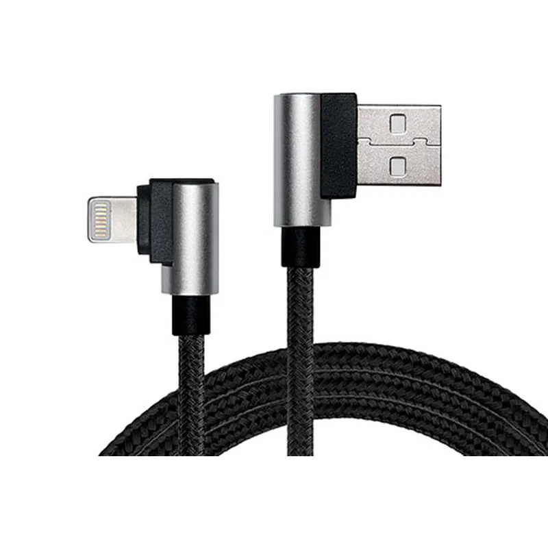 Кабель REAL-EL Premium USB - Lightning (M/M), 1 м, чорний (EL123500034) - мініатюра 4