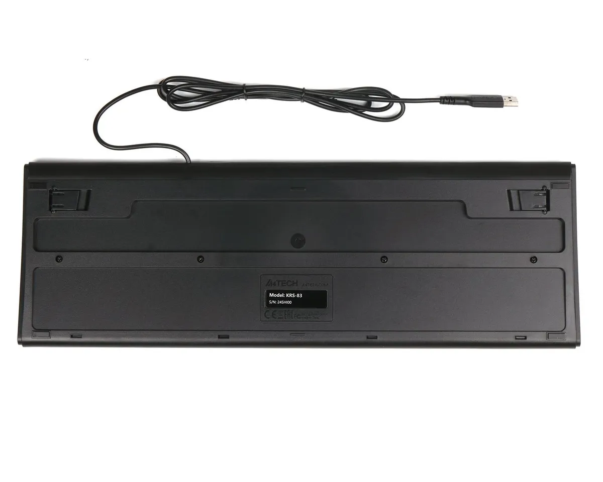 Клавiатура A4tech KRS-83 Black - мініатюра 4