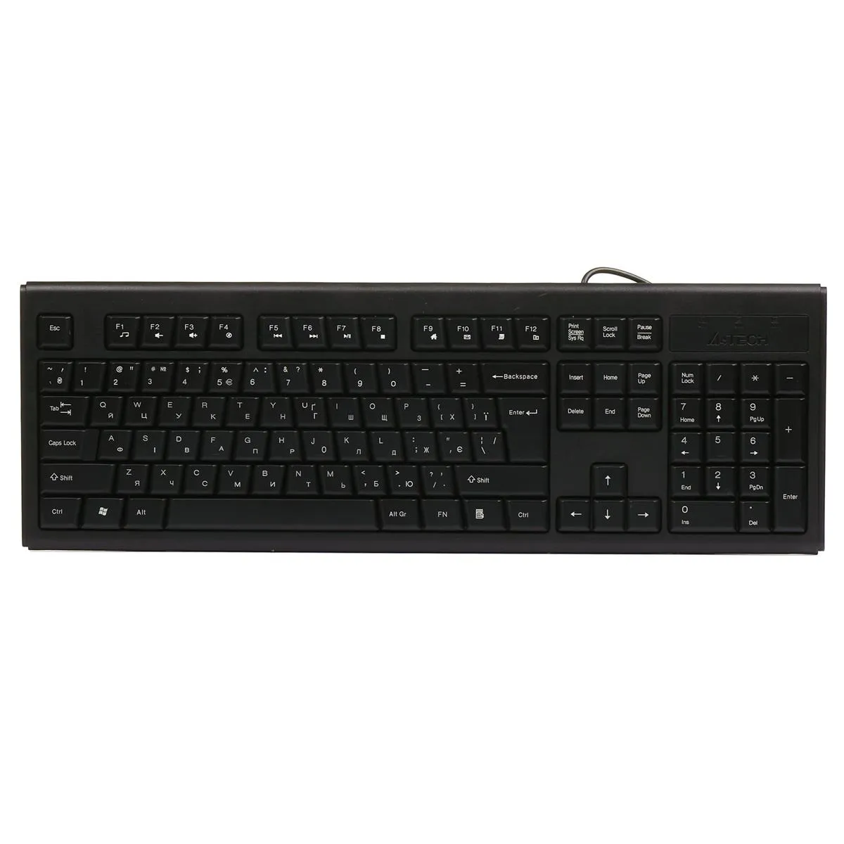 Клавiатура A4tech KRS-83 Black - мініатюра 7