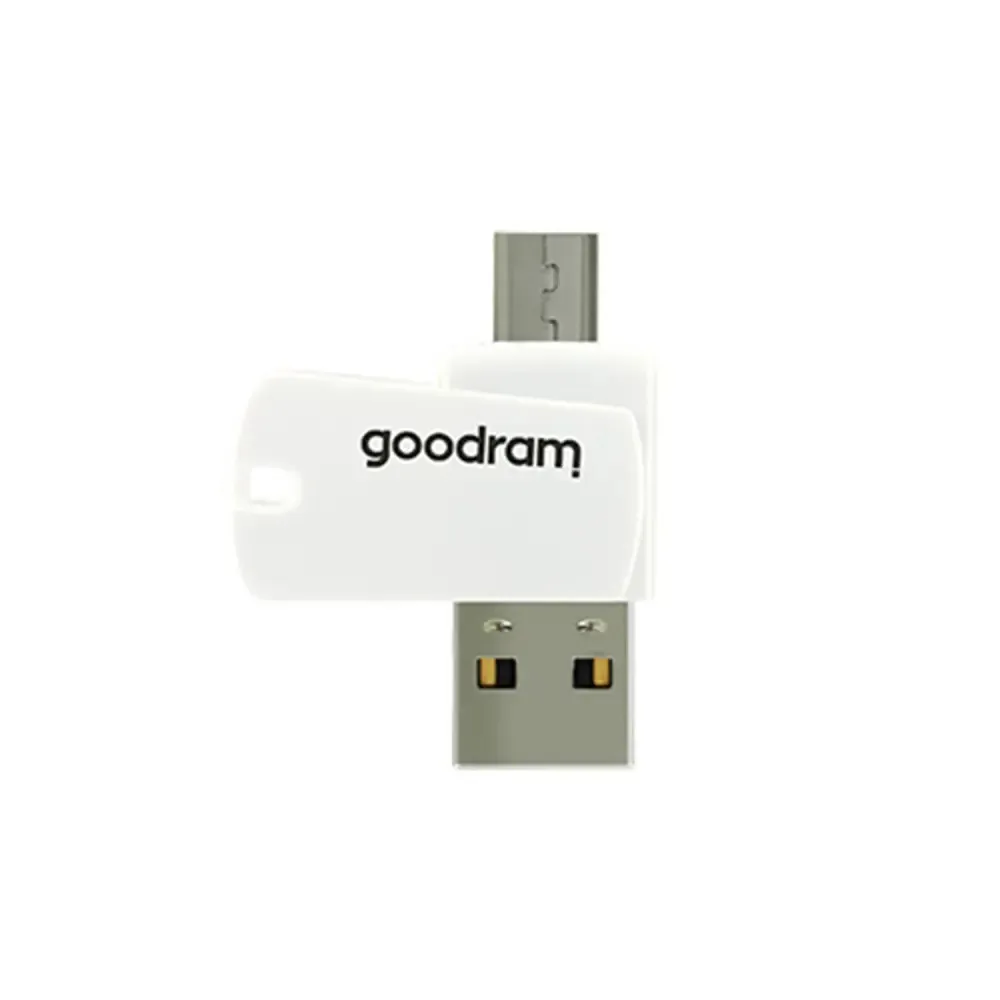 Карта пам`ятi MicroSDHC 16GB UHS-I Class 10 Goodram + SD-adapter + OTG Card reader (M1A4-0160R12) - мініатюра 4