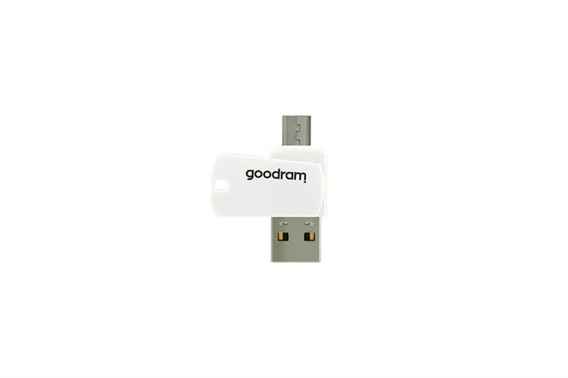 Карта пам`ятi MicroSDXC 128GB UHS-I Class 10 Goodram + SD-adapter + OTG Card reader (M1A4-1280R12) - зображення 1