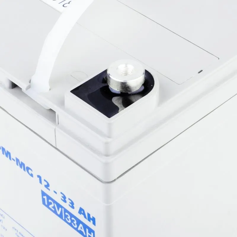 Акумуляторна батарея LogicPower 12V 33AH (LPM-MG 12 - 33 AH) AGM мультигель  - мініатюра 3