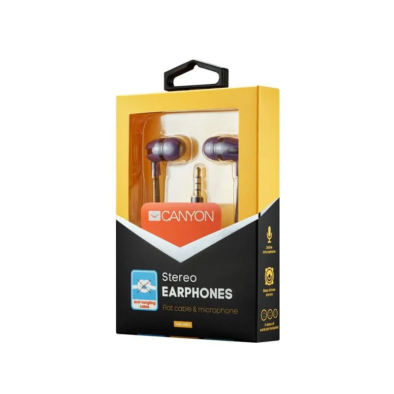 Гарнітура Canyon CNS-CEP4P Purple - мініатюра 2