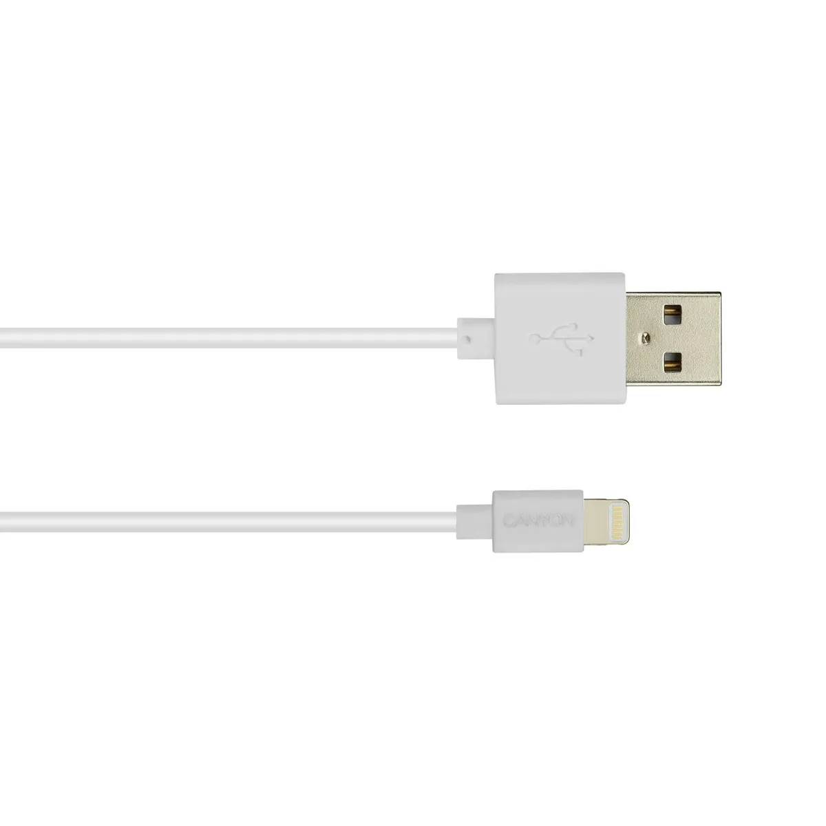 Кабель Canyon USB - Lightning (M/M) 1 м, White (CNS-MFICAB01W) - мініатюра 2