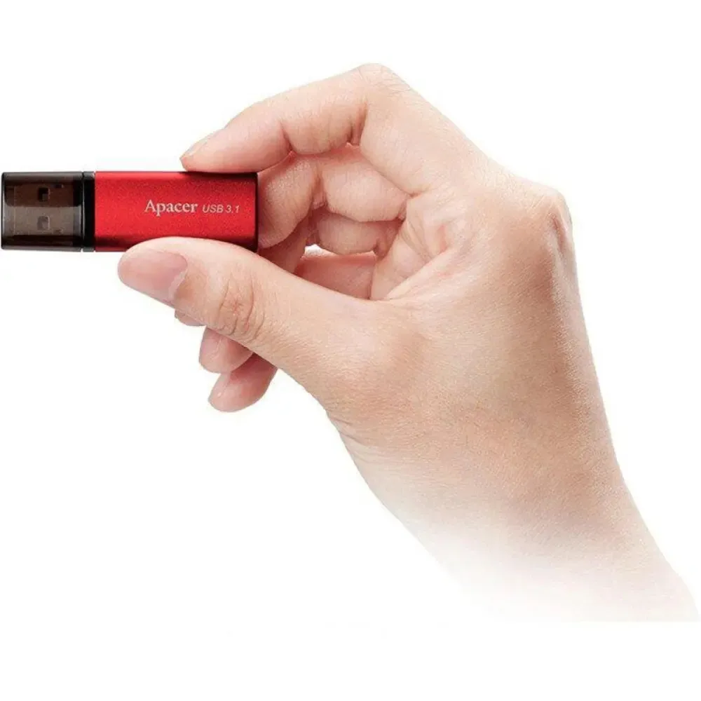 Флеш-накопичувач USB3.1 128GB Apacer AH25B Red (AP128GAH25BR-1) - мініатюра 7