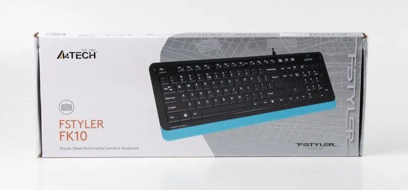 Клавіатура A4Tech FK10 Ukr Blue - мініатюра 7