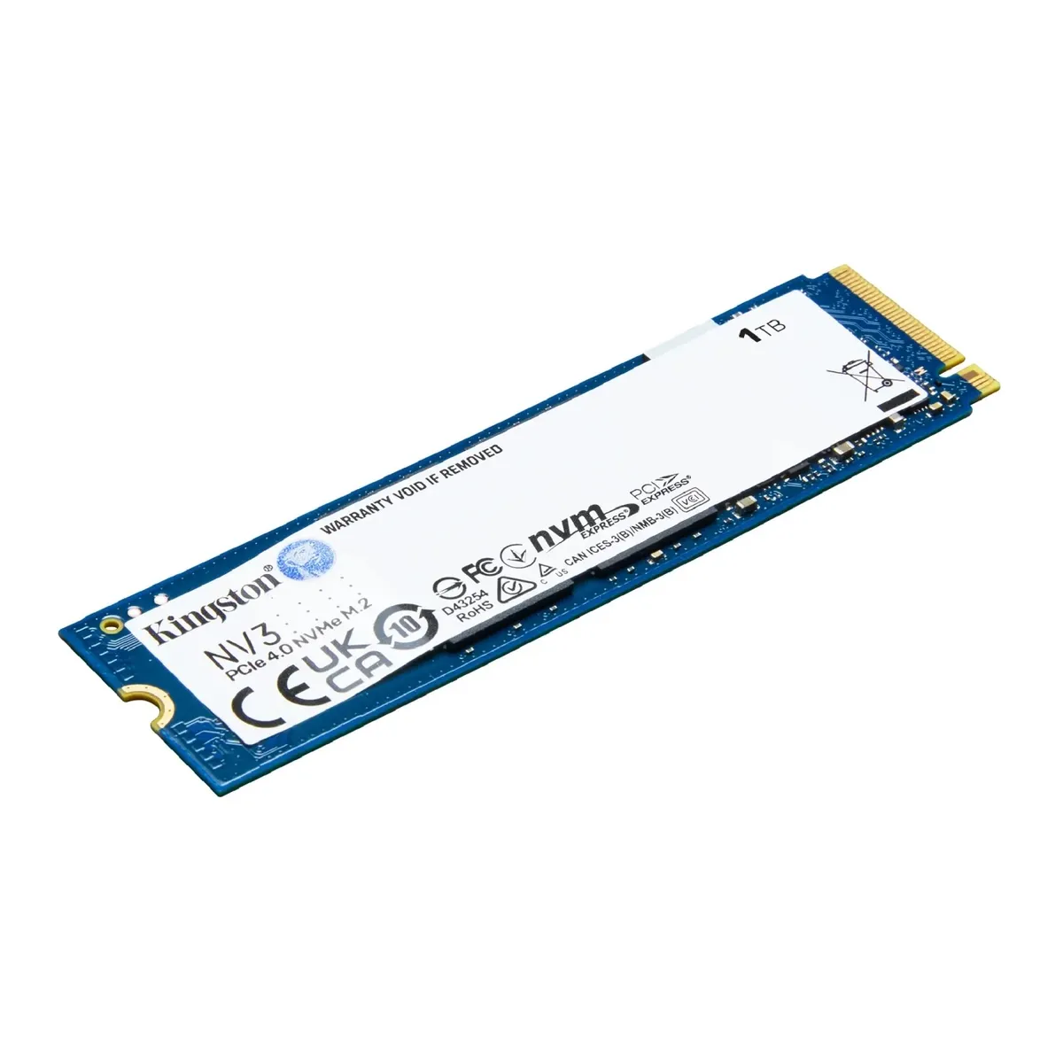 Накопичувач SSD M.2 2280 1TB Kingston (SNV3S/1000G) - мініатюра 5