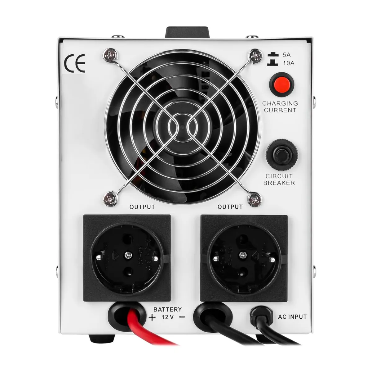 Джерело безперебійного живлення LogicPower LPY-PSW-500VA+, Lin.int., AVR, 2 x евро, LCD, метал, з правильною синусоїдою 12V - мініатюра 6
