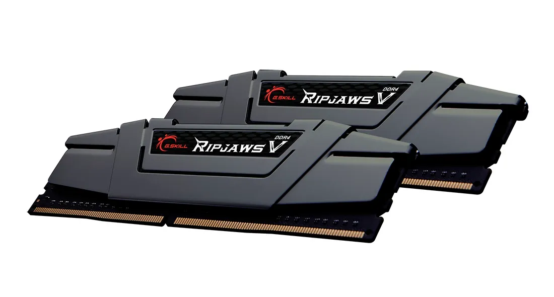 Модуль пам`ятi DDR4 2x8GB/3200 G.Skill Ripjaws V Grey (F4-3200C16D-16GVGB) - мініатюра 2