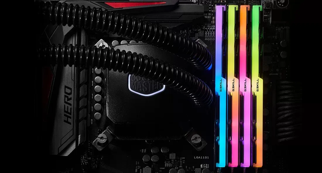 Модуль пам`ятi DDR4 2x16GB/3200 G.Skill Trident Z RGB (F4-3200C16D-32GTZR) - мініатюра 10