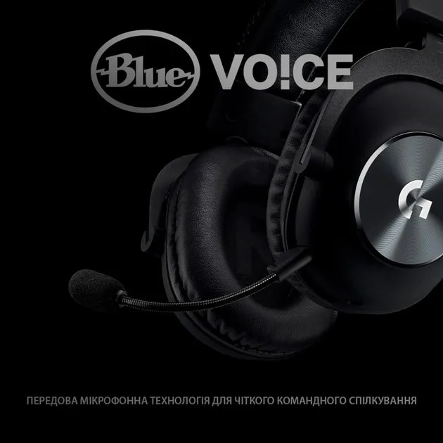 Гарнітура Logitech Pro X Gaming Black (981-000818) - мініатюра 10