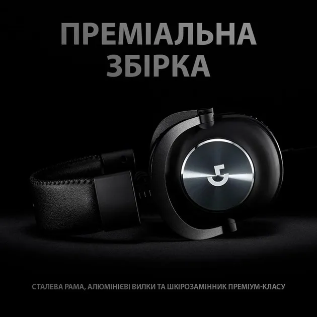 Гарнітура Logitech Pro X Gaming Black (981-000818) - мініатюра 7