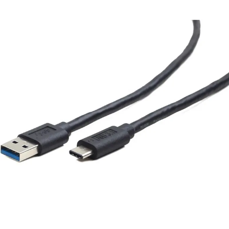 Кабель Cablexpert USB - USB Type-C V 3.0 (M/M), 1 м, преміум, чорний (CCP-USB3-AMCM-1M) - мініатюра 2