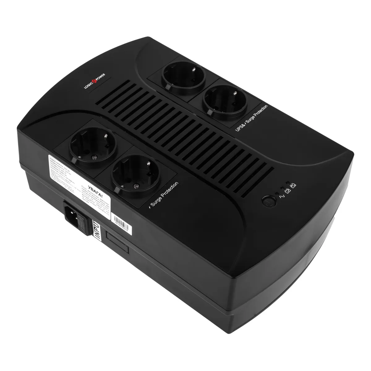 Джерело безперебійного живлення 650VA-PS, Lin.int., AVR, 4 x евро, пластик - мініатюра 4