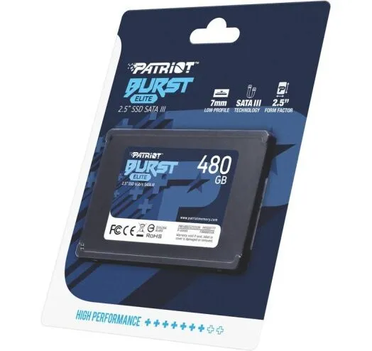 Накопичувач SSD 2.5" 480GB Burst Elite Patriot (PBE480GS25SSDR) - мініатюра 6