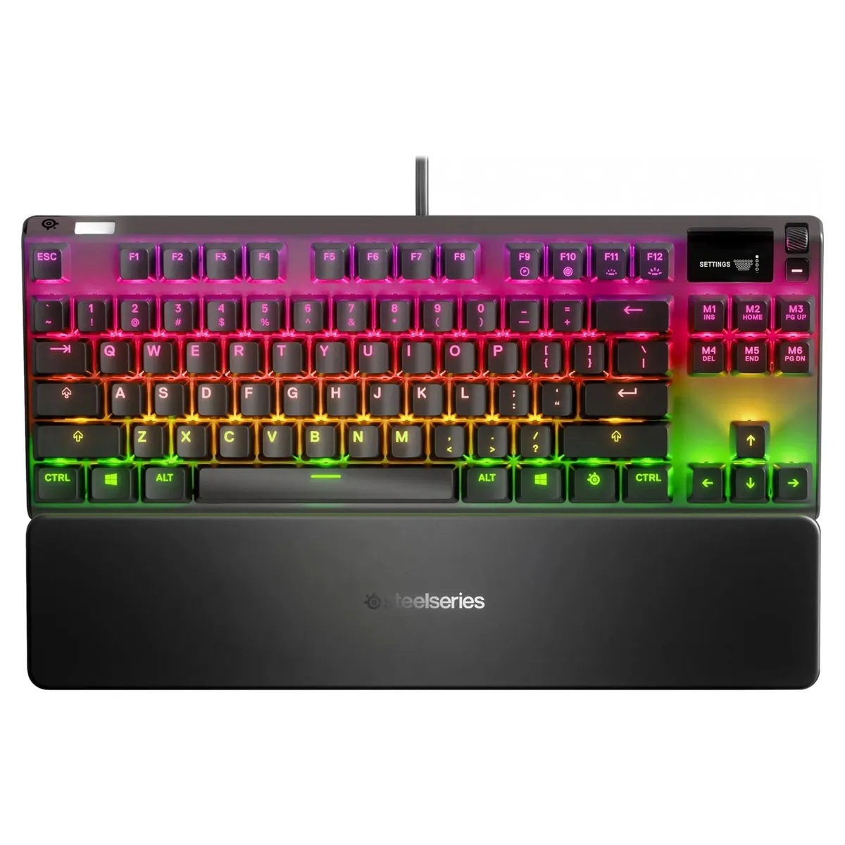 Клавiатура SteelSeries Apex 7 TKL Red Switch Black (64646) - зображення 1
