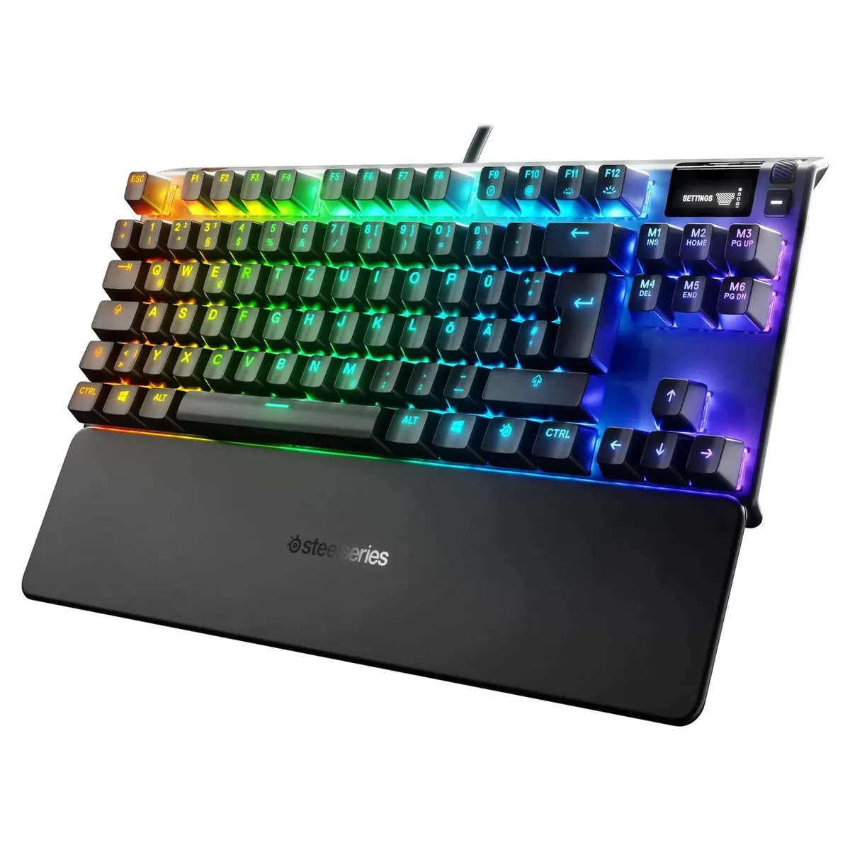 Клавiатура SteelSeries Apex 7 TKL Red Switch Black (64646) - мініатюра 3