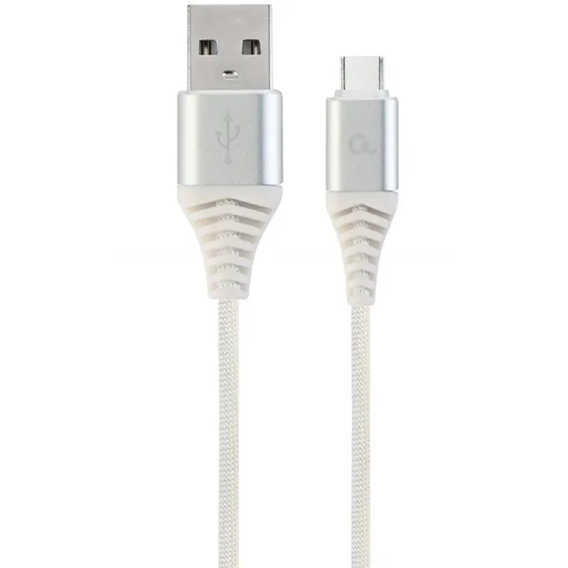 Кабель Cablexpert USB - USB Type-C V 2.0 (M/M), 2 м, White (CC-USB2B-AMCM-2M-BW2) - мініатюра 2
