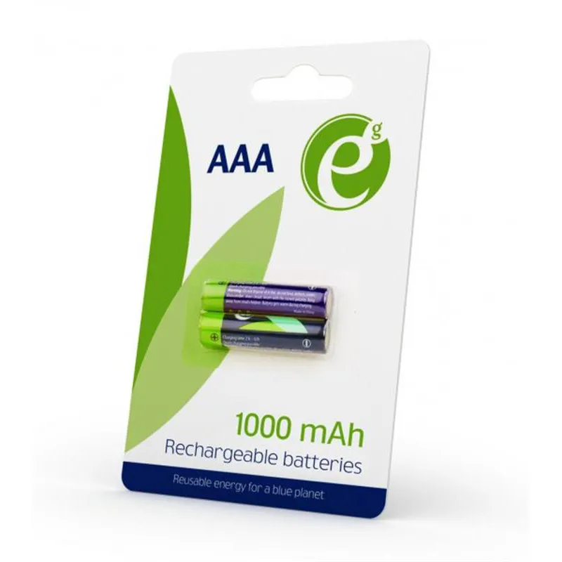 Аккумулятор EnerGenie AAA/HR03 Ni-MH 1000 mAh BL 2шт - зображення 1