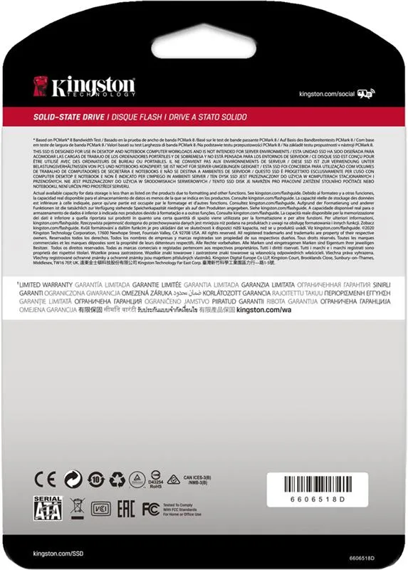 Накопичувач SSD 2.5" 960GB Kingston (SA400S37/960G) - мініатюра 5