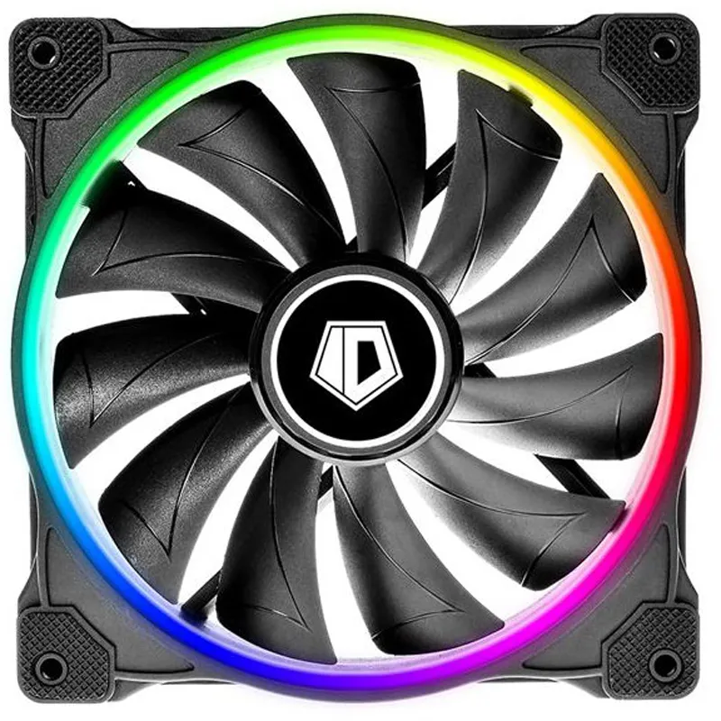 Вентилятор ID-Cooling ZF-14025-ARGB (Single Pack), 140x140x25мм, 4-pin PWM, чорний - мініатюра 7