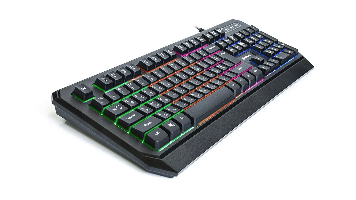 Клавіатура REAL-EL Comfort 7001 Ukr Black - мініатюра 2