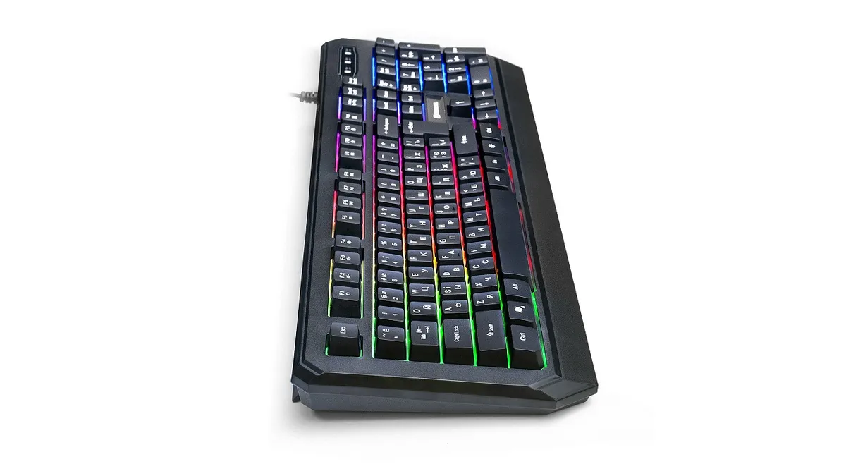 Клавіатура REAL-EL Comfort 7001 Ukr Black - мініатюра 3