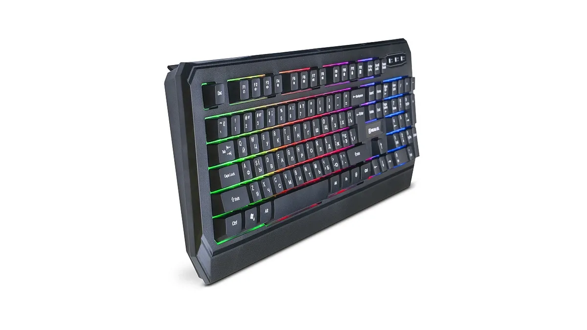 Клавіатура REAL-EL Comfort 7001 Ukr Black - мініатюра 5