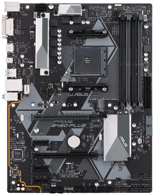 Материнська плата Asus Prime B450-Plus Socket AM4 - мініатюра 2