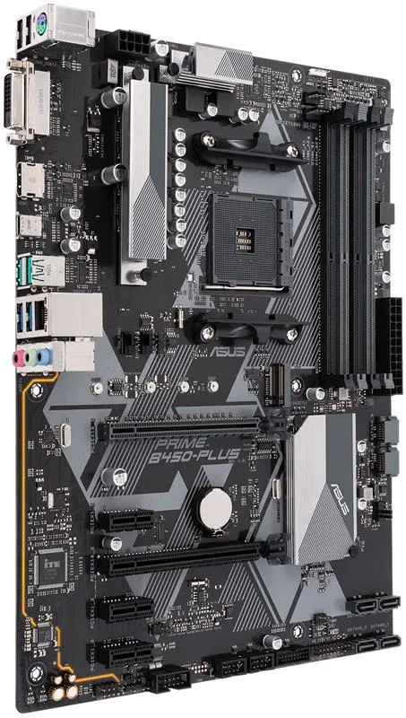 Материнська плата Asus Prime B450-Plus Socket AM4 - мініатюра 3
