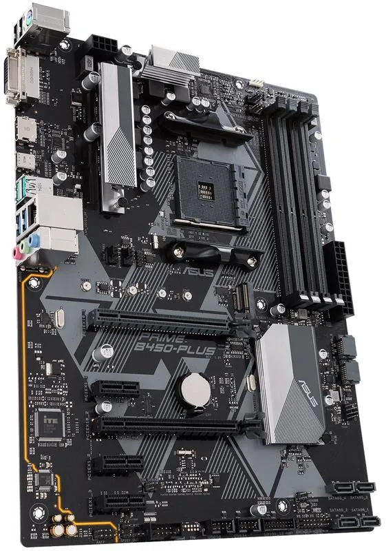Материнська плата Asus Prime B450-Plus Socket AM4 - мініатюра 4