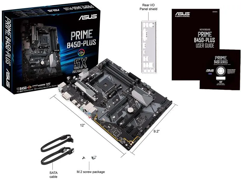 Материнська плата Asus Prime B450-Plus Socket AM4 - мініатюра 7