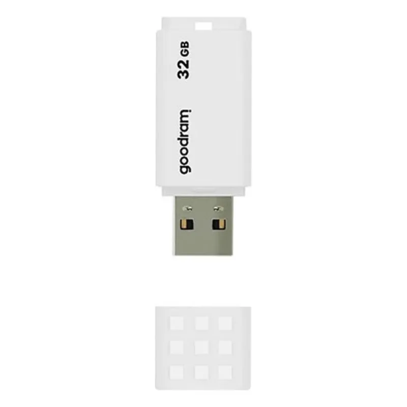 Флеш-накопичувач USB2.0 32GB Goodram UME2 White (UME2-0320W0R11) - зображення 1